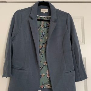 Blue Cotton Blazer